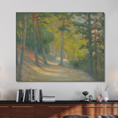 Strada Per Bankov Ľudovít Čordák lco63 quadro stampato su tela
