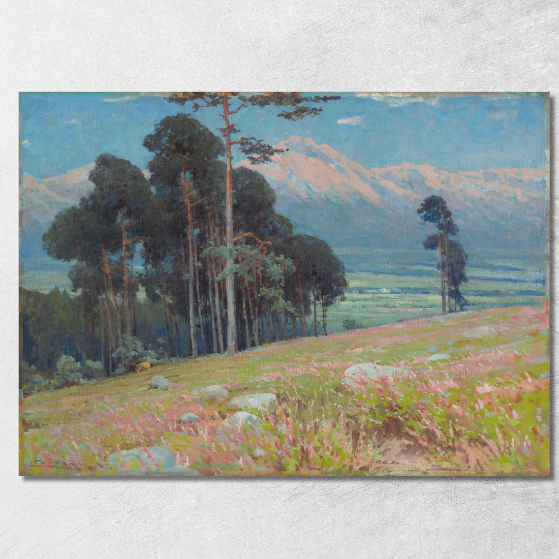 Neve Estiva Nei Monti Tatra Ľudovít Čordák lco77 quadro stampato su tela Neve Estiva Nei Monti Tatra Ľudovít Čordák lco77 quadro stampato su tela