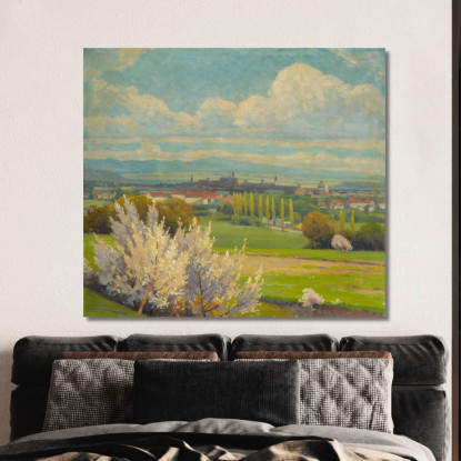 Vista Di Košice Ľudovít Čordák lco85 quadro stampato su tela