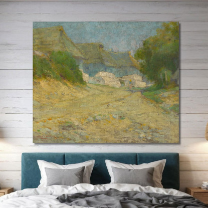 Villaggio Ľudovít Čordák lco86 quadro stampato su tela