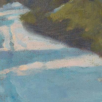 Paesaggio Invernale Ľudovít Čordák lco91 quadro stampato su tela