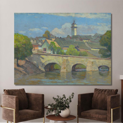 Una Piccola Città Nello Spiš Ľudovít Čordák lco97 quadro stampato su tela