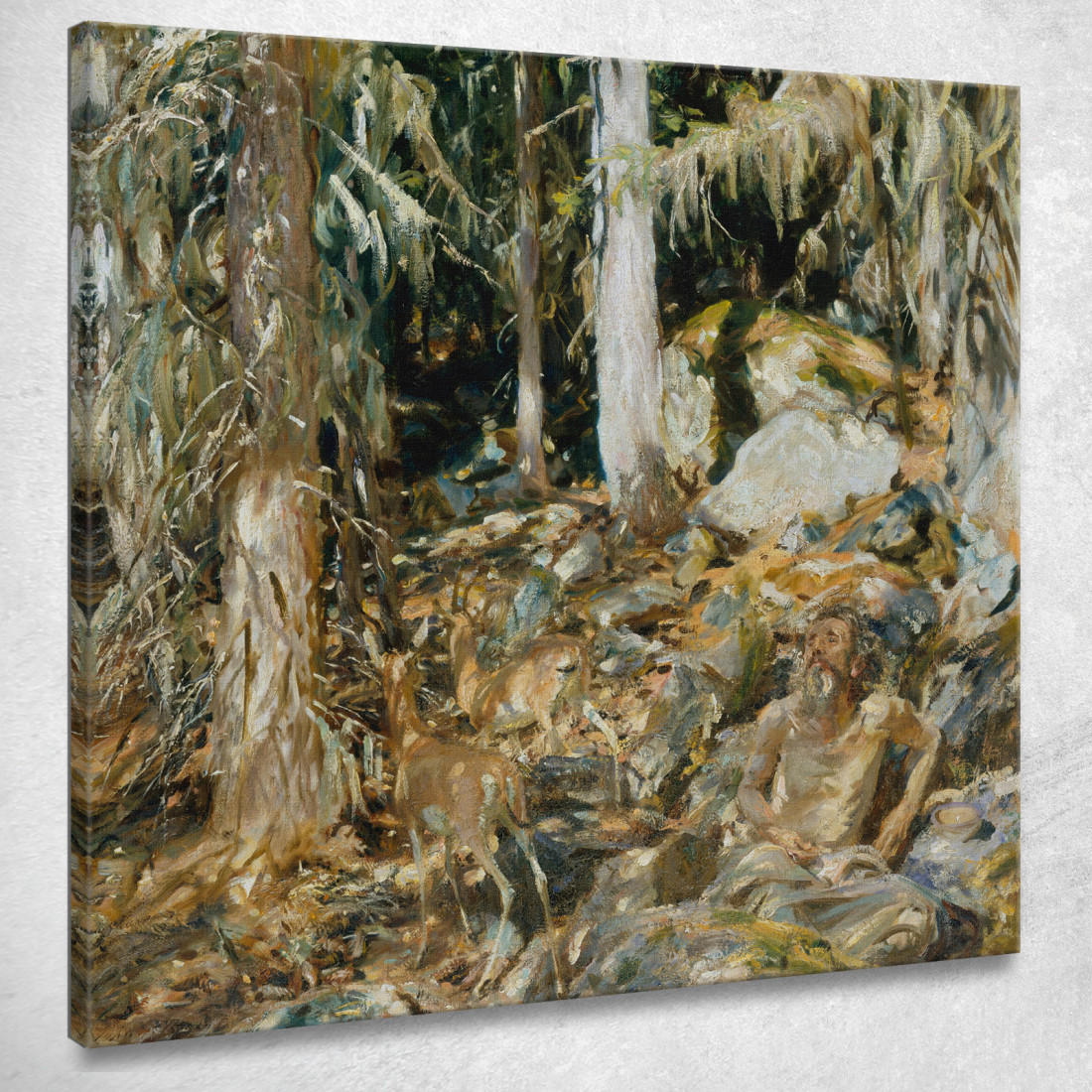 The Hermit Il Solitario John Singer Sargent jss313 quadro stampato su tela The Hermit Il Solitario John Singer Sargent jss313 quadro stampato su tela