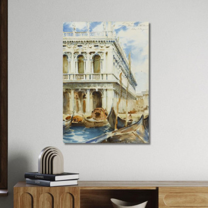 The Libreria John Singer Sargent jss314 quadro stampato su tela