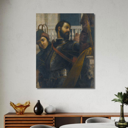 Un Cavaliere E Il Suo Paggio Paolo Veronese pvr13 quadro stampato su tela