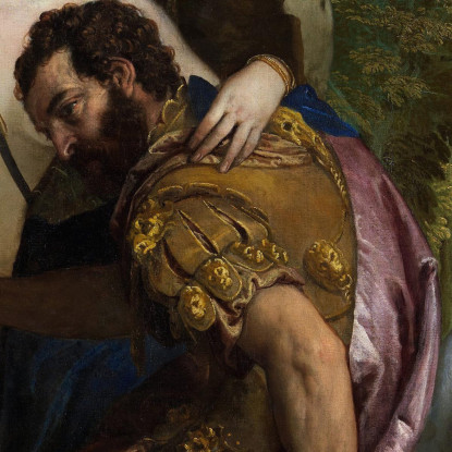 Marte E Venere Uniti Dall'Amore Paolo Veronese pvr20 quadro stampato su tela