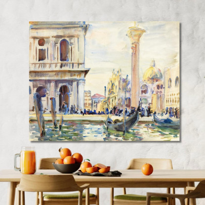 The Piazzetta John Singer Sargent jss321 quadro stampato su tela