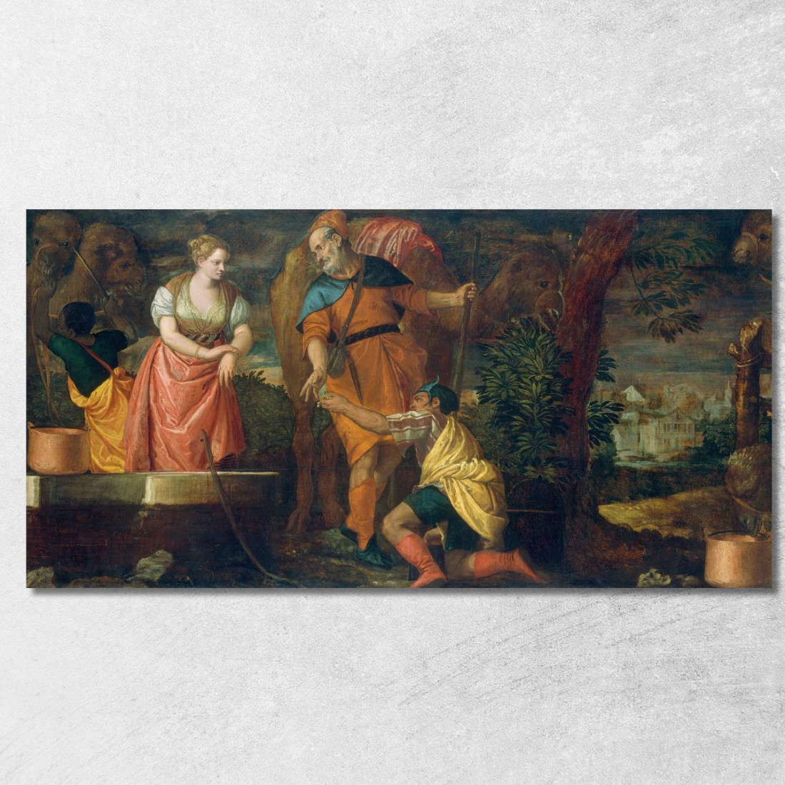 Rebecca Al Pozzo Paolo Veronese pvr28 quadro stampato su tela Rebecca Al Pozzo Paolo Veronese pvr28 quadro stampato su tela