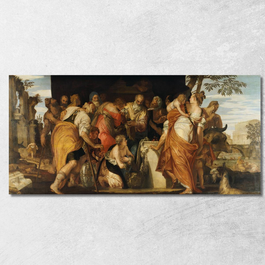 L'Unzione Di Davide Paolo Veronese pvr34 quadro stampato su tela L'Unzione Di Davide Paolo Veronese pvr34 quadro stampato su tela