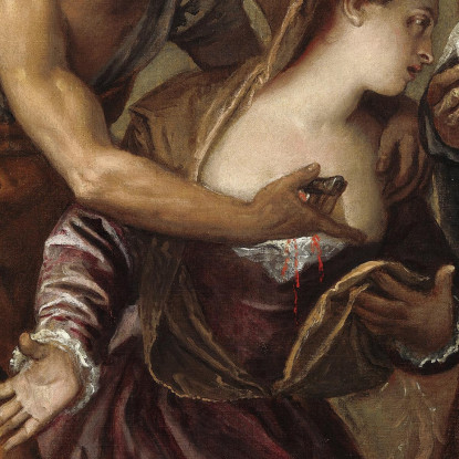 Il Martirio E L'Ultima Comunione Di Santa Lucia Paolo Veronese pvr40 quadro stampato su tela