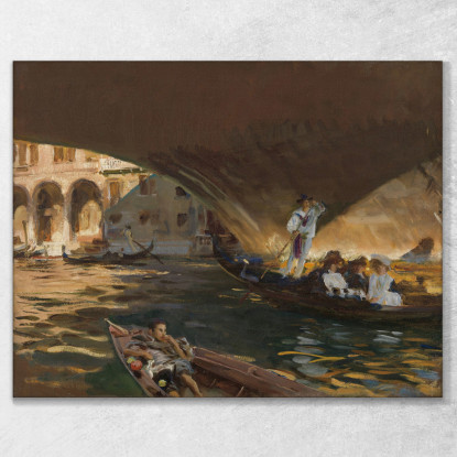Il Rialto John Singer Sargent jss324 quadro stampato su tela