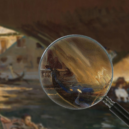 Il Rialto John Singer Sargent jss324 quadro stampato su tela