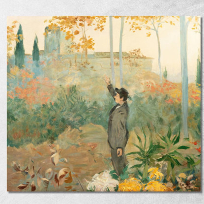 A Sant Benet De Bages Ramón Casas rcs4 quadro stampato su tela