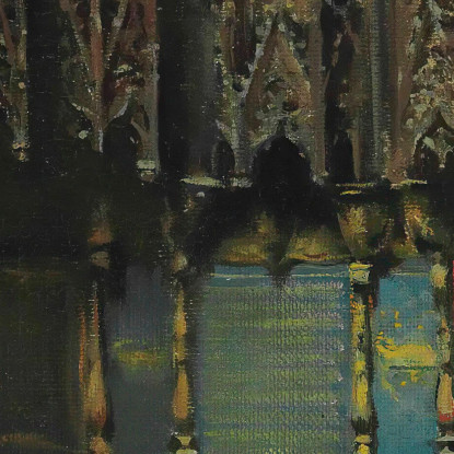 Interno Della Cattedrale Ramón Casas rcs7 quadro stampato su tela