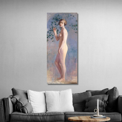 Nudo Ramón Casas rcs11 quadro stampato su tela
