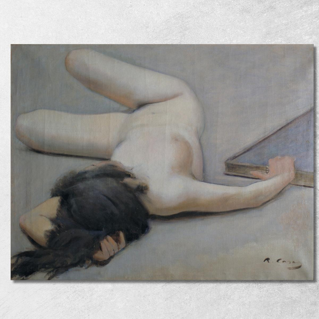 Nudo Femminile Ramón Casas rcs14 quadro stampato su tela Nudo Femminile Ramón Casas rcs14 quadro stampato su tela