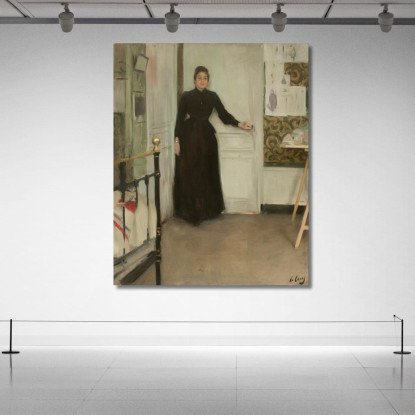 Interno Ramón Casas rcs15 quadro stampato su tela