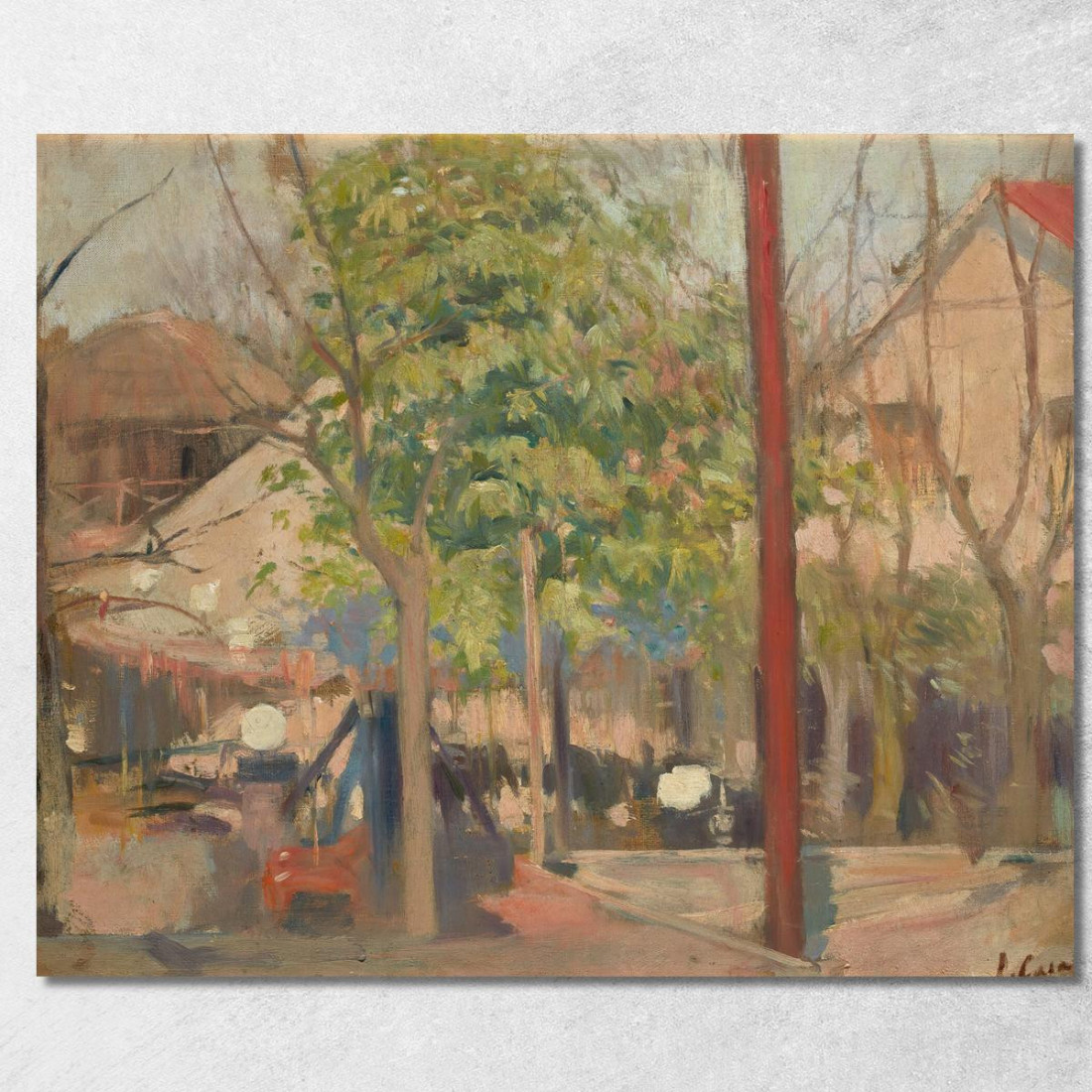 Moulin De La Galette Ramón Casas rcs23 quadro stampato su tela Moulin De La Galette Ramón Casas rcs23 quadro stampato su tela