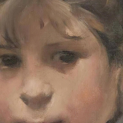 Nina - Ritratto Di Una Ragazza Ramón Casas rcs24 quadro stampato su tela