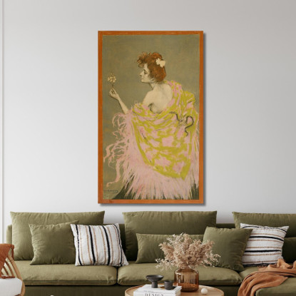 Bozzetto Originale Per Il Poster "Sifilis" Ramón Casas rcs26 quadro stampato su tela