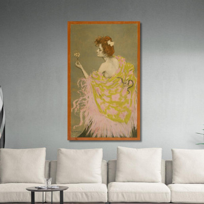 Bozzetto Originale Per Il Poster "Sifilis" Ramón Casas rcs26 quadro stampato su tela