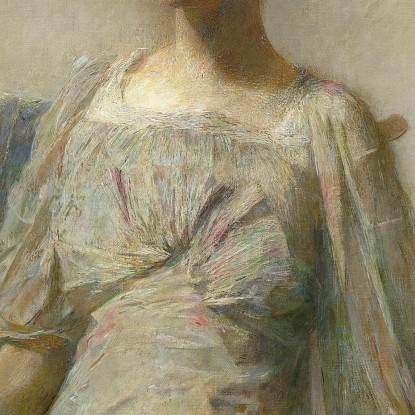 Donna Con Una Maschera Thomas Wilmer Dewing twd16 quadro stampato su tela