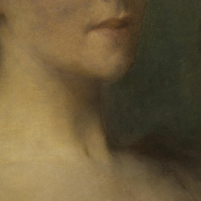 Ritratto Di Una Donna Thomas Wilmer Dewing twd20 quadro stampato su tela