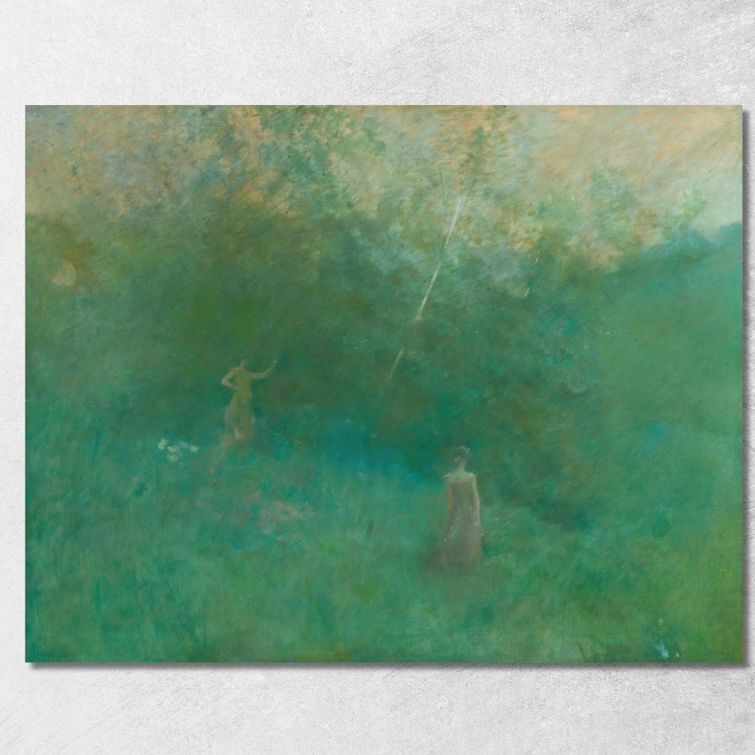 La Betulla Bianca Thomas Wilmer Dewing twd35 quadro stampato su tela La Betulla Bianca Thomas Wilmer Dewing twd35 quadro stampato su tela