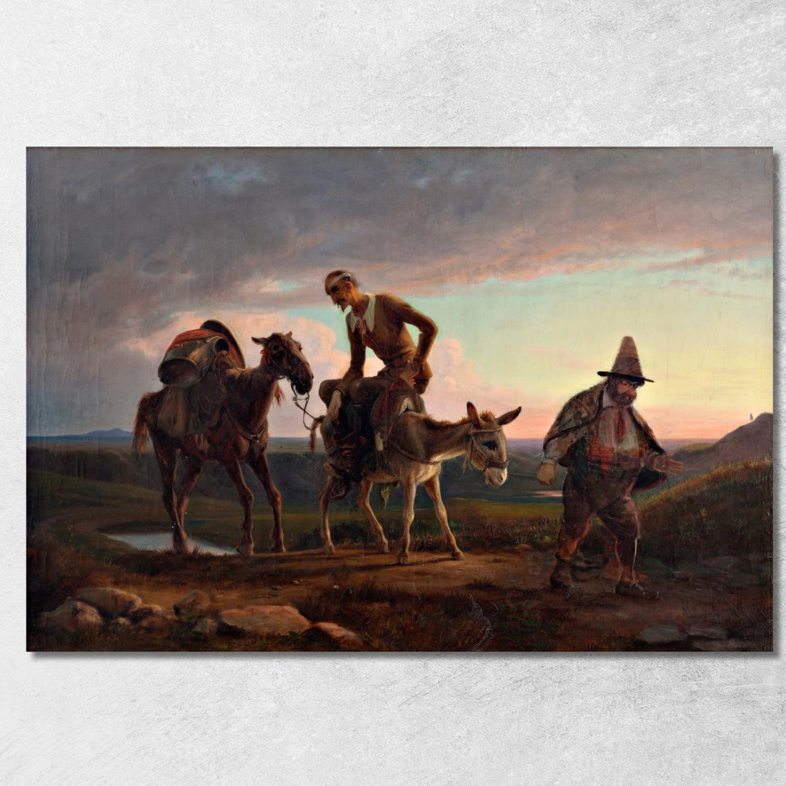 La Prima Cavalcata Di Don Chisciotte Verso Casa Wilhelm Marstrand wmr20 quadro stampato su tela La Prima Cavalcata Di Don Chisciotte Verso Casa Wilhelm Marstrand wmr20 quadro stampato su tela
