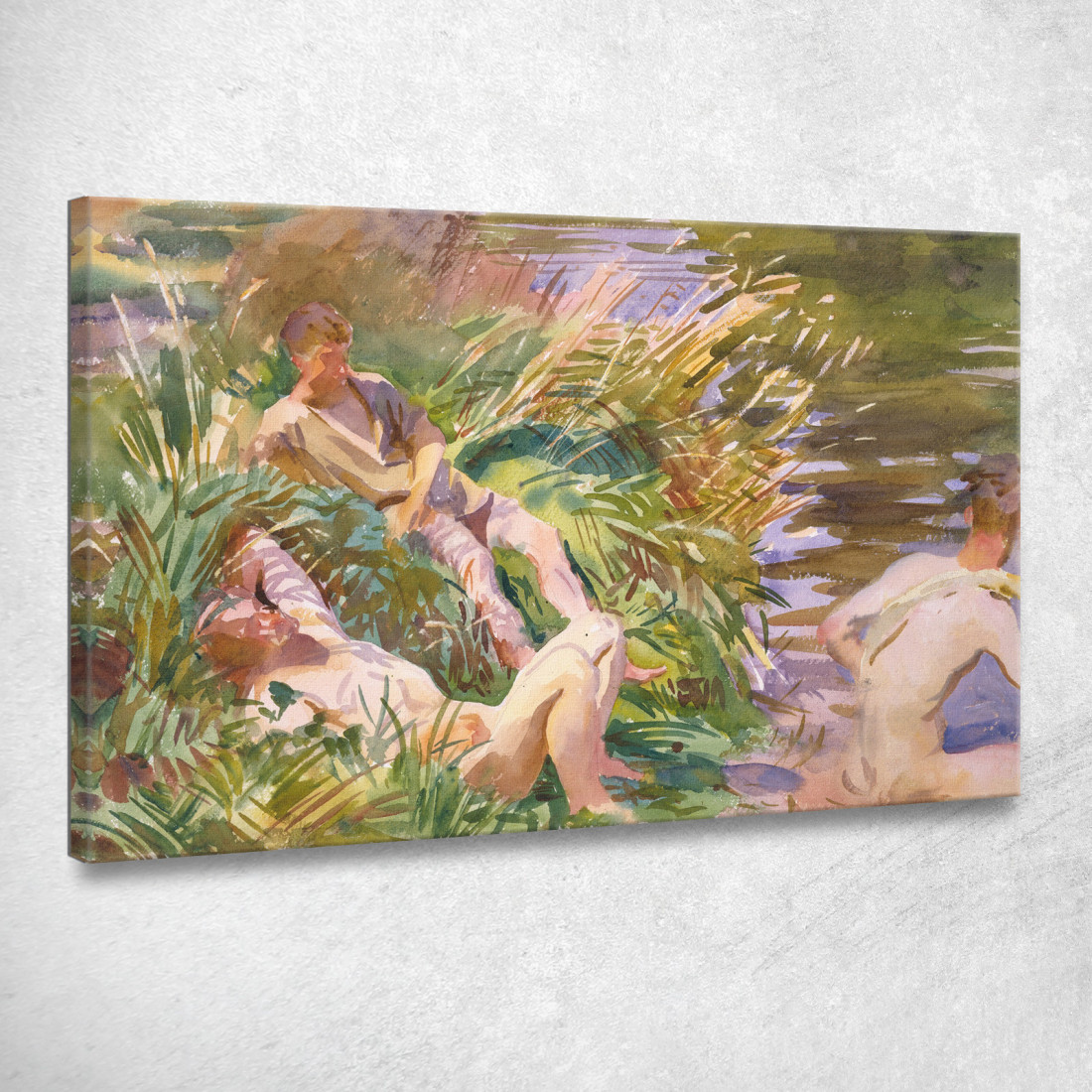 I Tommies Fanno Il Bagno John Singer Sargent jss338 quadro stampato su tela I Tommies Fanno Il Bagno John Singer Sargent jss338 quadro stampato su tela