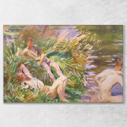 I Tommies Fanno Il Bagno John Singer Sargent jss338 quadro stampato su tela