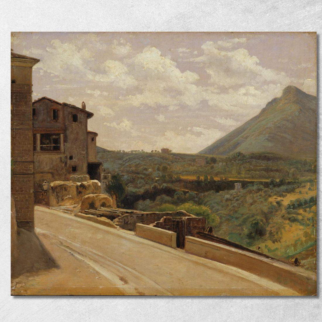 Paesaggio Italiano Wilhelm Marstrand wmr31 quadro stampato su tela Paesaggio Italiano Wilhelm Marstrand wmr31 quadro stampato su tela