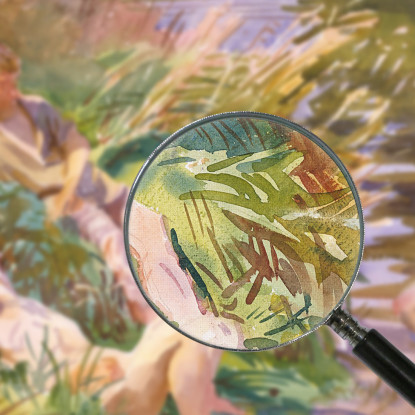 I Tommies Fanno Il Bagno John Singer Sargent jss338 quadro stampato su tela