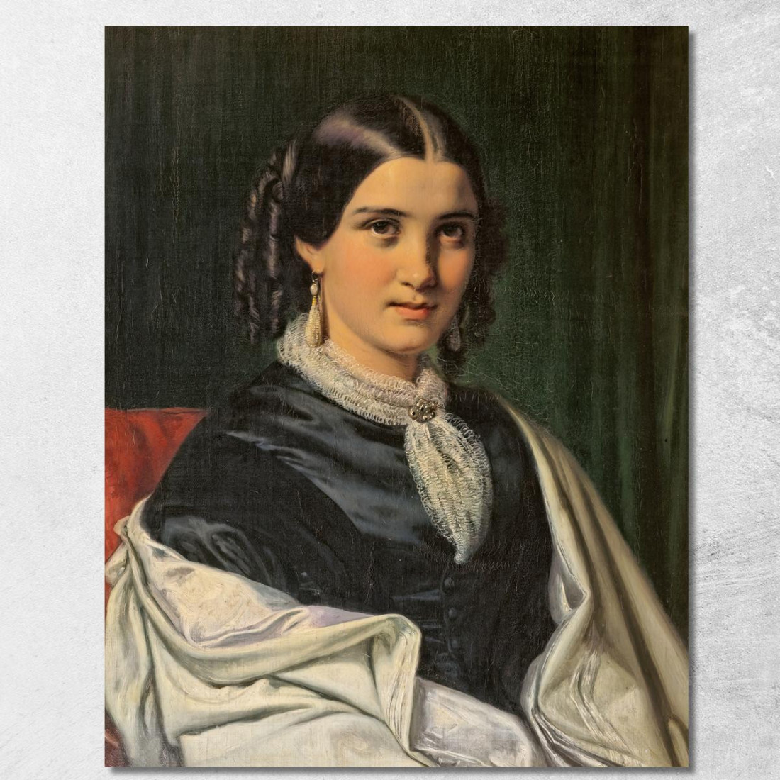 Ritratto Della Signora Vilhelmine Heise Nata Hage Wilhelm Marstrand wmr50 quadro stampato su tela Ritratto Della Signora Vilhelmine Heise Nata Hage Wilhelm Marstrand wmr50 quadro stampato su tela