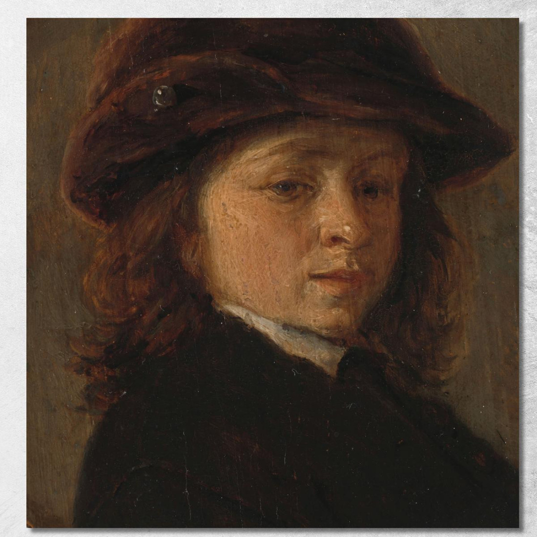Ritratto Di Un Ragazzo Adriaen van Ostade avo42 quadro stampato su tela Ritratto Di Un Ragazzo Adriaen van Ostade avo42 quadro stampato su tela
