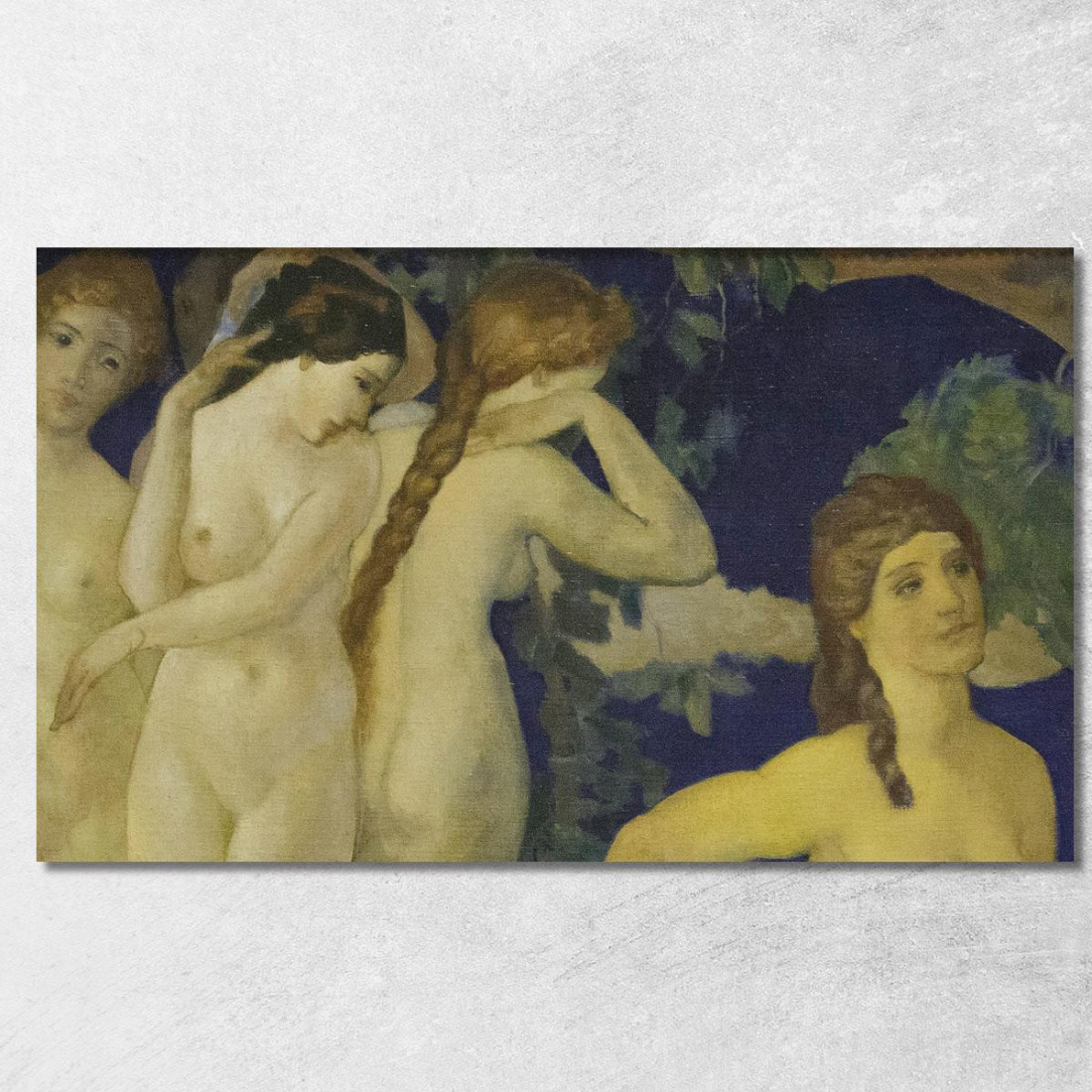 Chiusura D’Oro Arthur Bowen Davies abd13 quadro stampato su tela Chiusura D’Oro Arthur Bowen Davies abd13 quadro stampato su tela