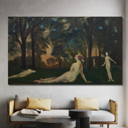 Corridoio D’Estate Arthur Bowen Davies abd14 quadro stampato su tela
