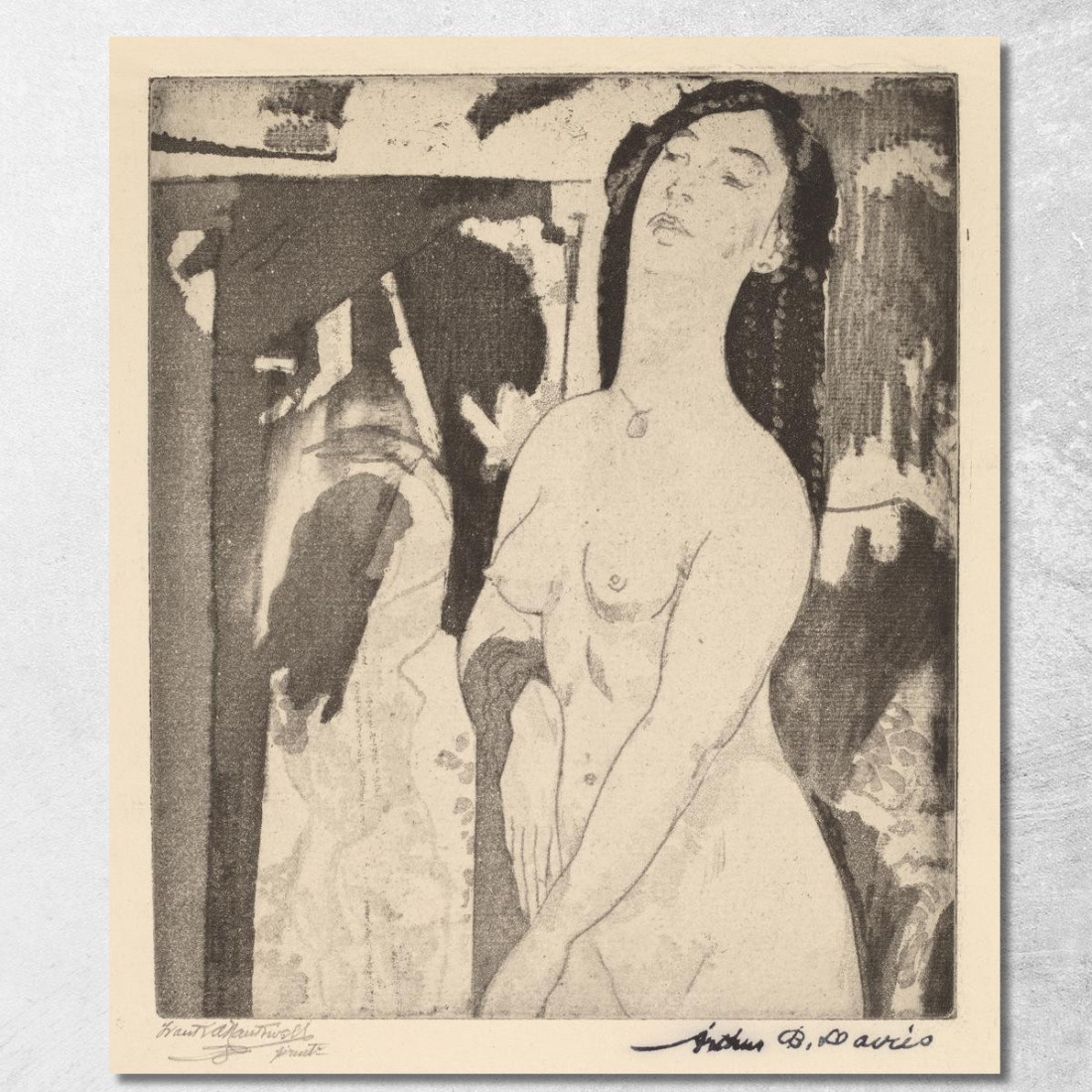 Varco Verso L’Illusione Arthur Bowen Davies abd20 quadro stampato su tela Varco Verso L’Illusione Arthur Bowen Davies abd20 quadro stampato su tela