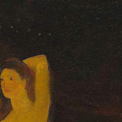 Luna Piena Arthur Bowen Davies abd27 quadro stampato su tela