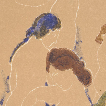 Crescita Di Primavera Arthur Bowen Davies abd29 quadro stampato su tela