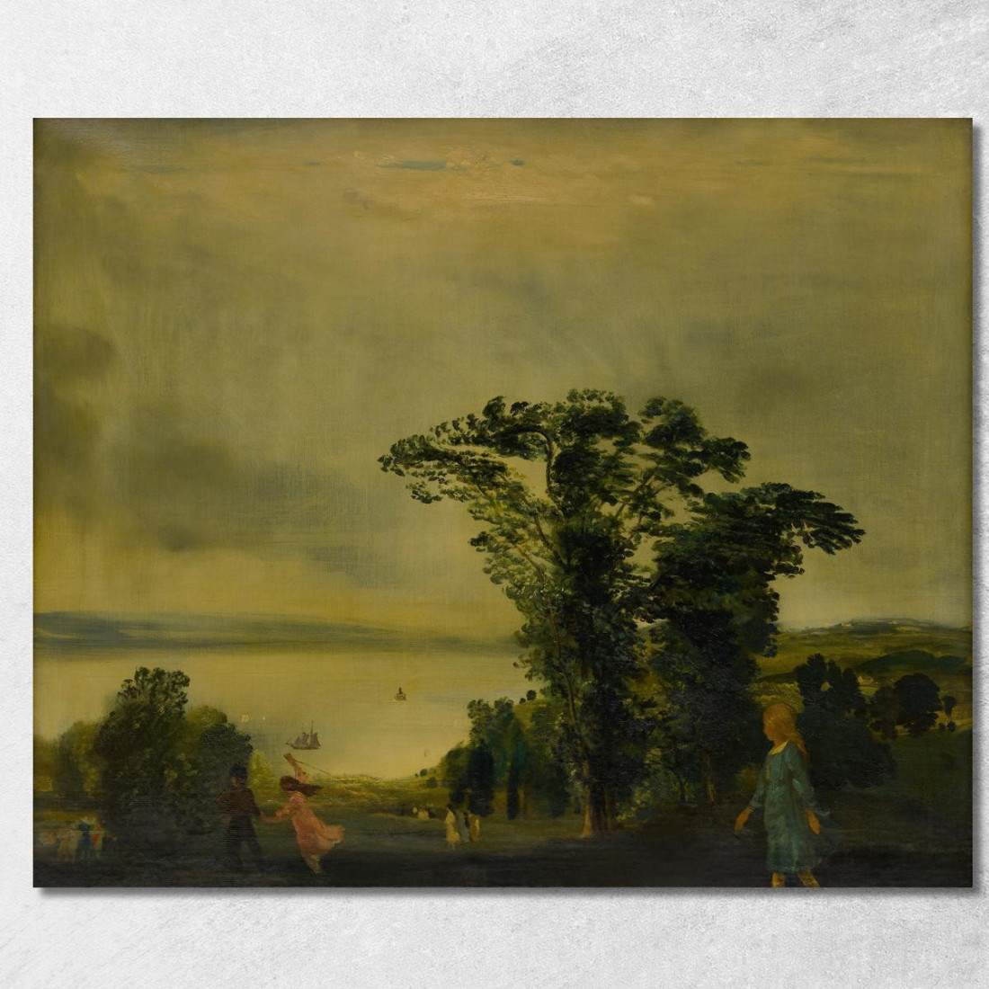 Il Nostro Fiume Hudson Arthur Bowen Davies abd41 quadro stampato su tela Il Nostro Fiume Hudson Arthur Bowen Davies abd41 quadro stampato su tela