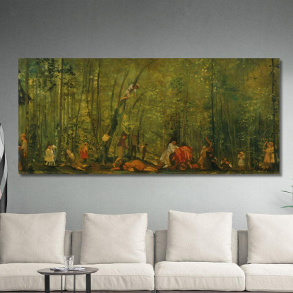 Primavera Di Delizia Arthur Bowen Davies abd48 quadro stampato su tela