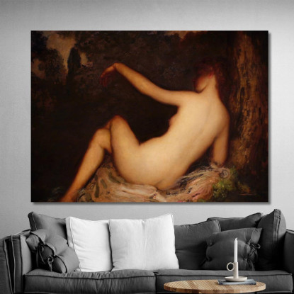 La Farfalla Arthur Bowen Davies abd54 quadro stampato su tela
