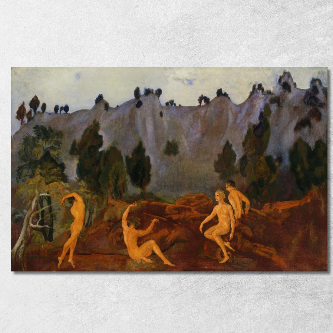 L’Esitazione Di Oreste Arthur Bowen Davies abd60 quadro stampato su tela L’Esitazione Di Oreste Arthur Bowen Davies abd60 quadro stampato su tela