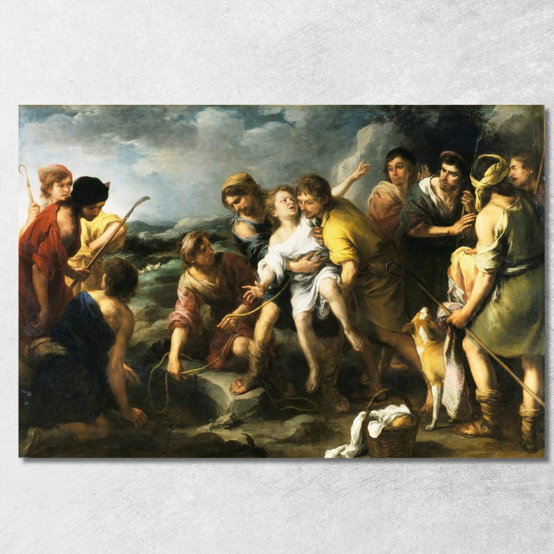 Giuseppe E I Suoi Fratelli Bartolomé Estebán Murillo bem10 quadro stampato su tela Giuseppe E I Suoi Fratelli Bartolomé Estebán Murillo bem10 quadro stampato su tela