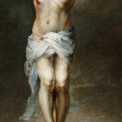 La Crocifissione Bartolomé Estebán Murillo bem28 quadro stampato su tela
