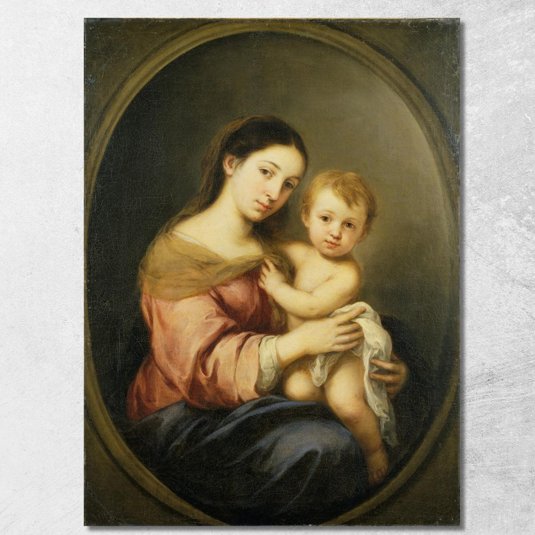 La Vergine Con Il Bambino Bartolomé Estebán Murillo bem51 quadro stampato su tela La Vergine Con Il Bambino Bartolomé Estebán Murillo bem51 quadro stampato su tela