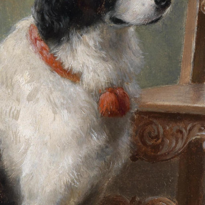 Il Beniamino Della Famiglia Carl Reichert crc19 quadro stampato su tela
