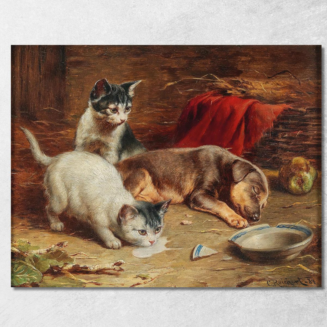 In Dispensa Carl Reichert crc33 quadro stampato su tela In Dispensa Carl Reichert crc33 quadro stampato su tela
