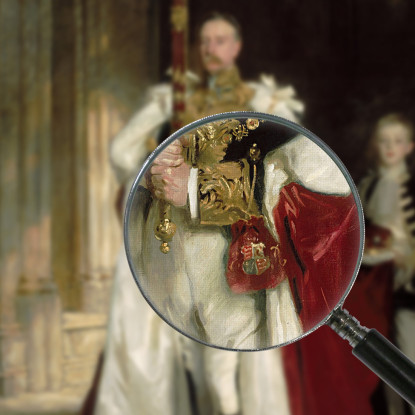 Charles Stewart Sesto Marchese Di Londonderry John Singer Sargent jss381 quadro stampato su tela